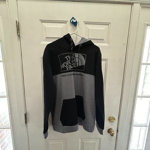 The North Face - XL Black/Grey Pullover Hooded Sweatshirt - Like New